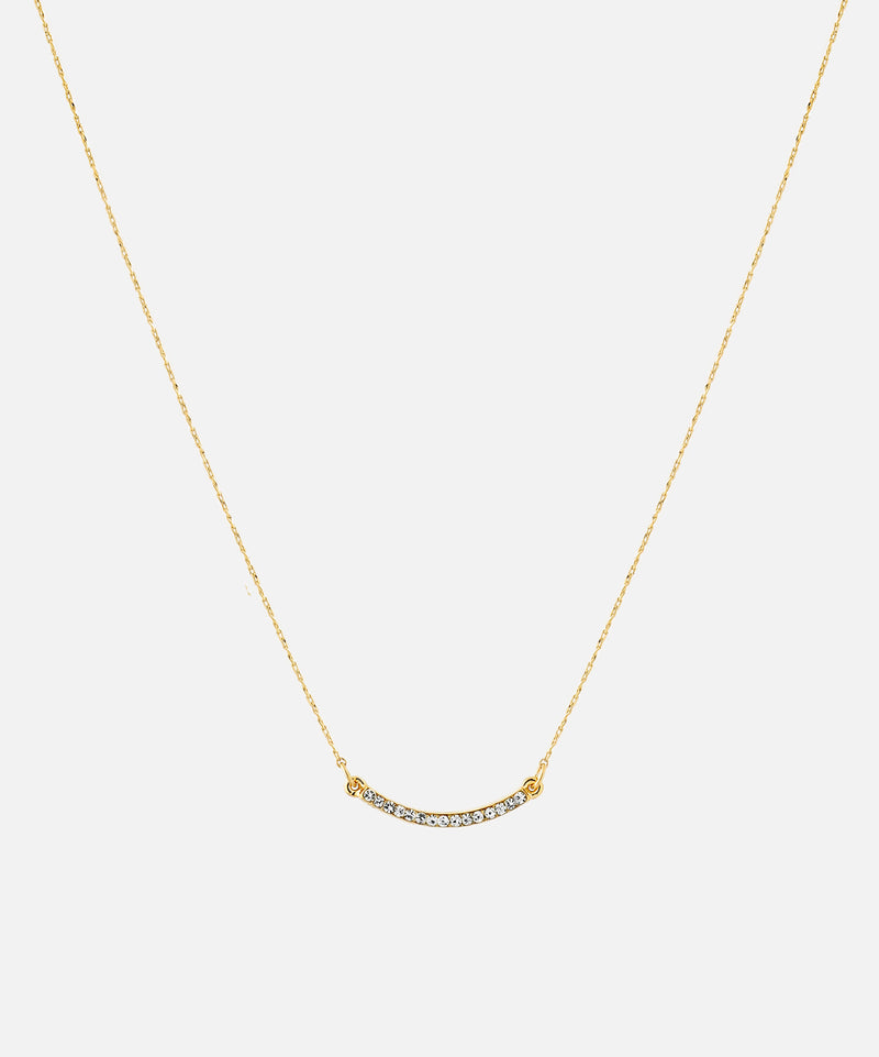 ビジューラインネックレス