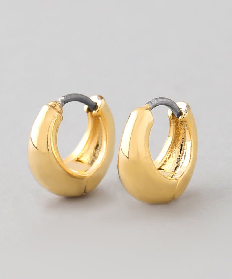 ドロップラインミニフープピアス