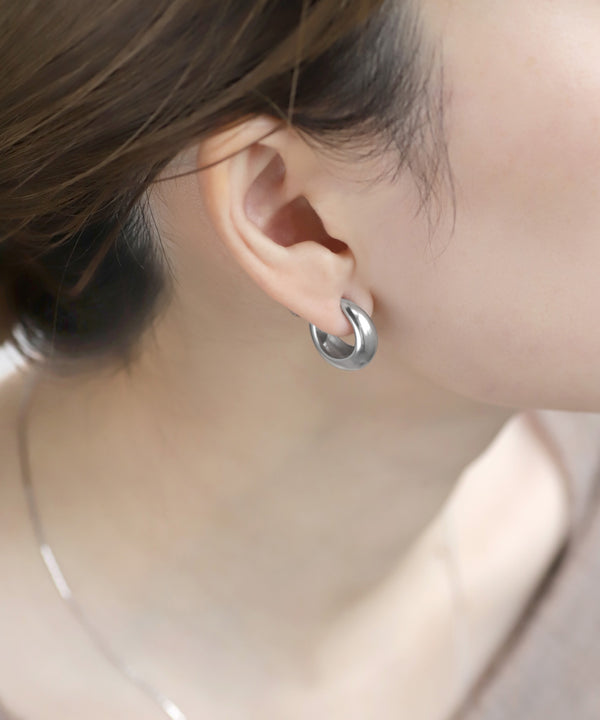 【ステンレス】フープイヤリング