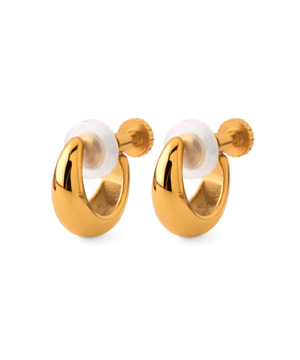 【ステンレス】フープイヤリング