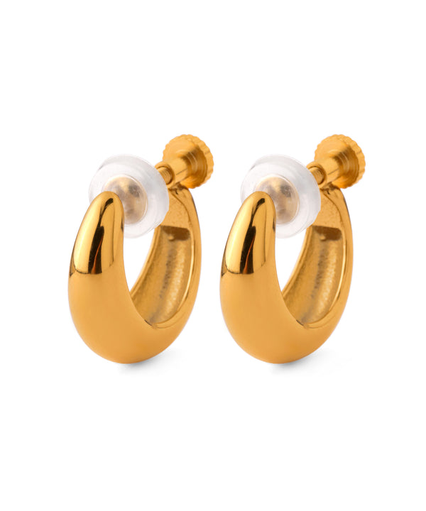 【ステンレス】フープイヤリング