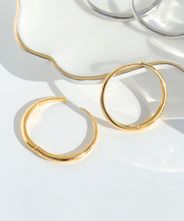 メタルフープピアス[M][ジャルビジュー]