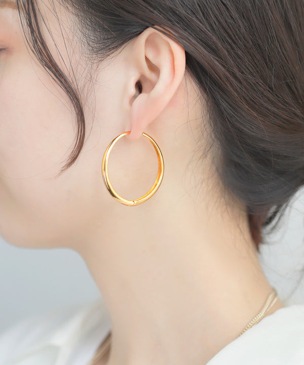 メタルフープピアス[L][ジャルビジュー]