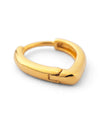Drop Line Hoop Earrings [Jarubijou]