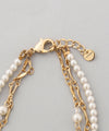 パールチェーン3連ブレスレット