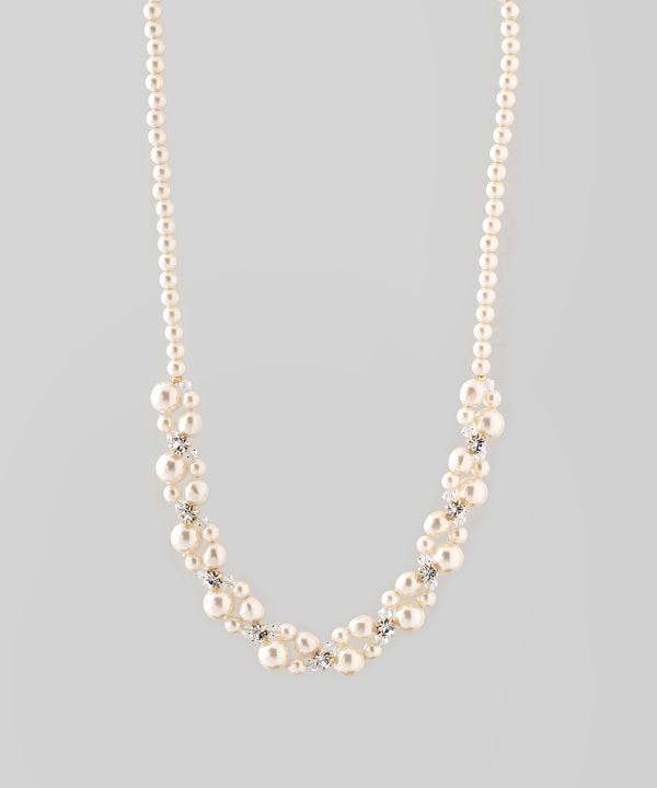 ビジュー ネックレス 多色 ビズー公式】マルチカラージュエル K18ペンダントトップ