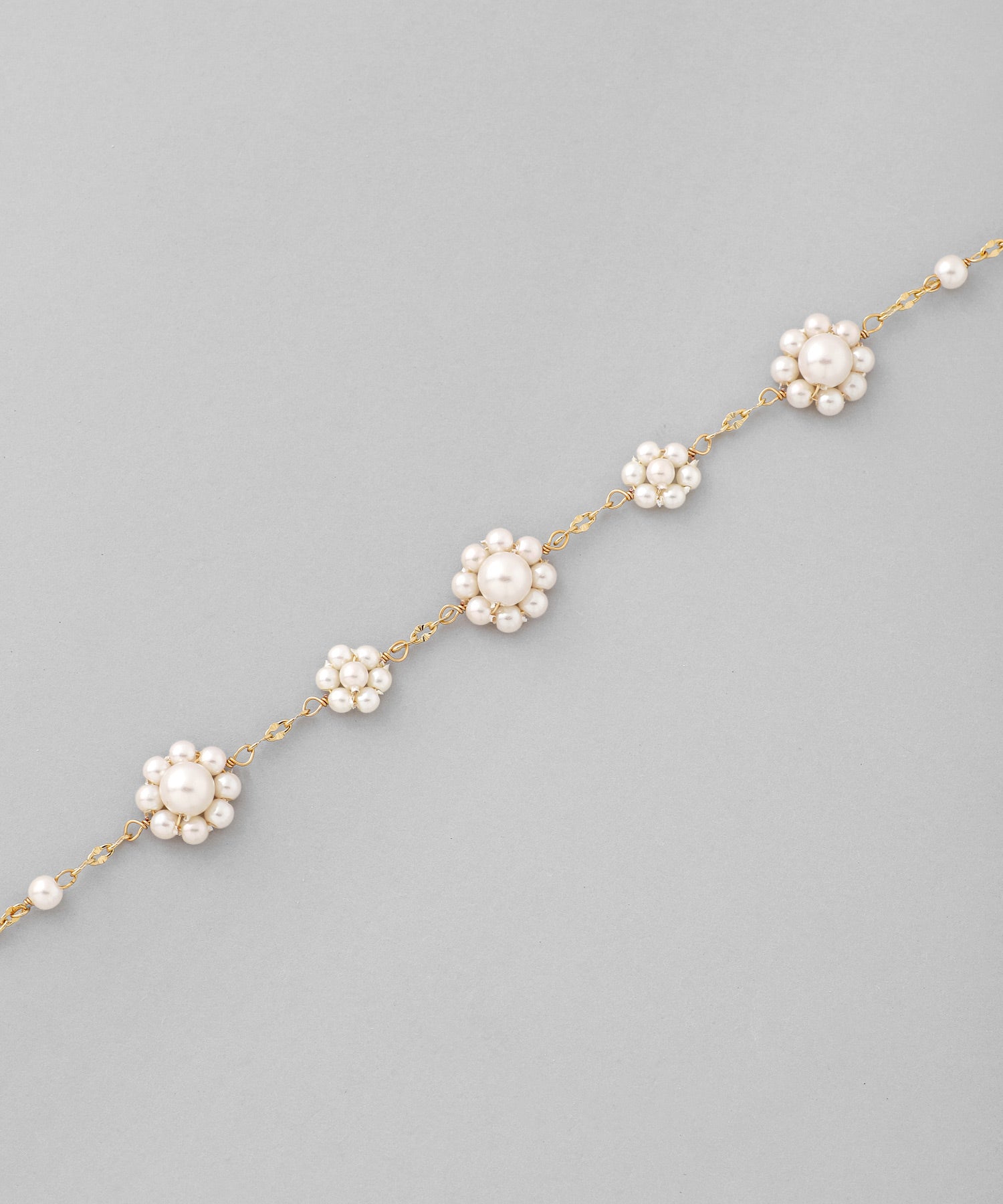 ANEMONE】パールフラワーブレスレット｜アネモネ・シエナロゼ