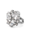 Round jeweled earrings