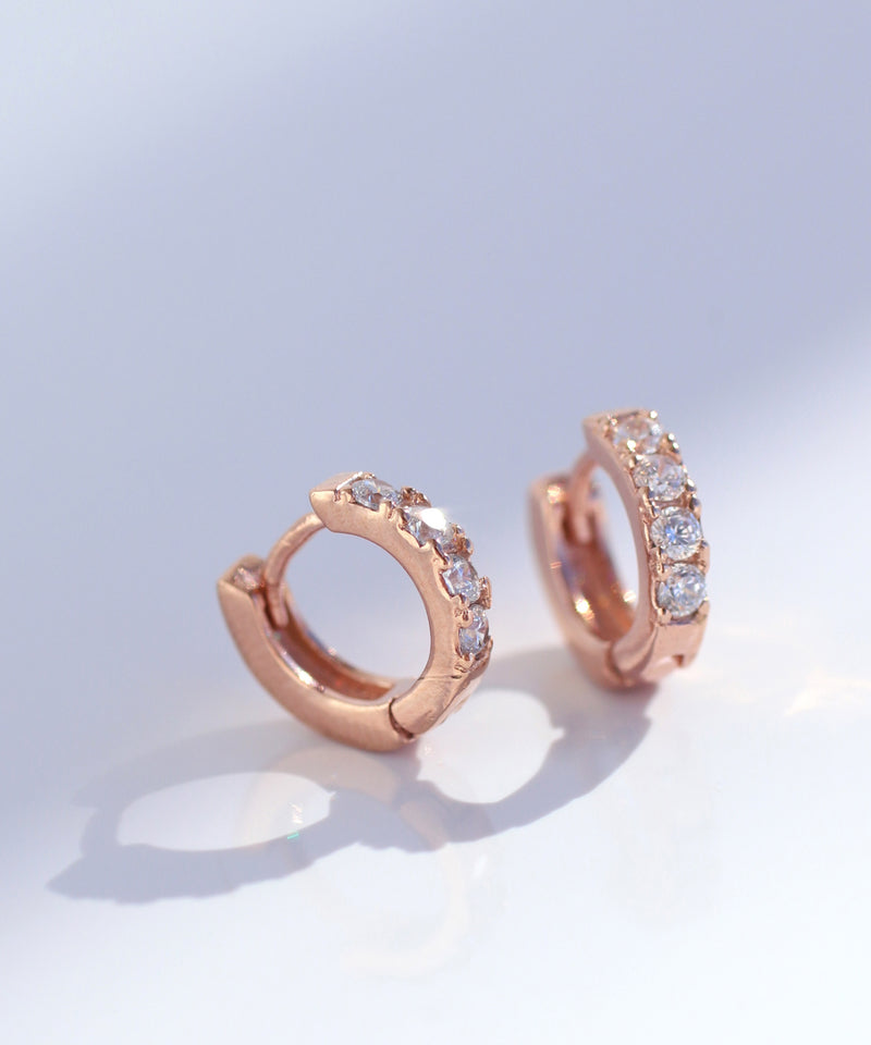 ビジューフープピアス[Sheerchic]