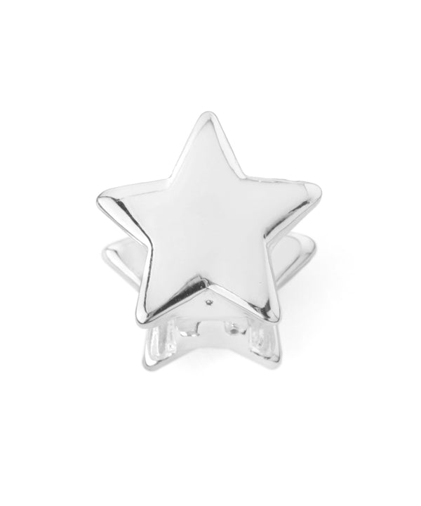 スター×ビジューフープピアス