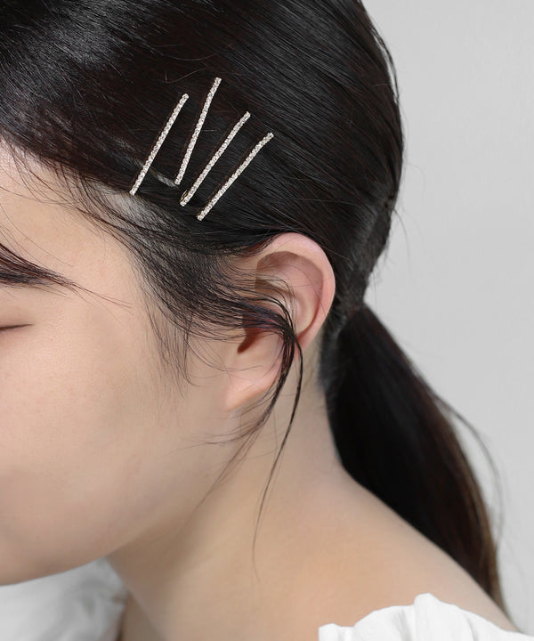 ビジューヘアピン[4本セット]