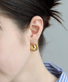 [Stainless Steel] Volume Hoop Earrings