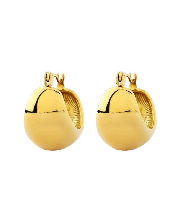 [Stainless Steel] Volume Hoop Earrings