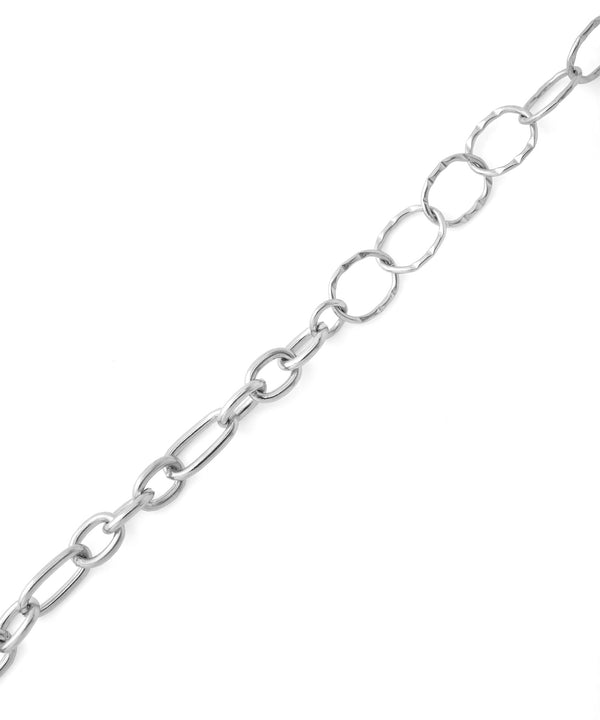 [Stainless Steel] Combination Chain Mantel Bracelet