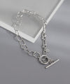 [Stainless Steel] Combination Chain Mantel Bracelet