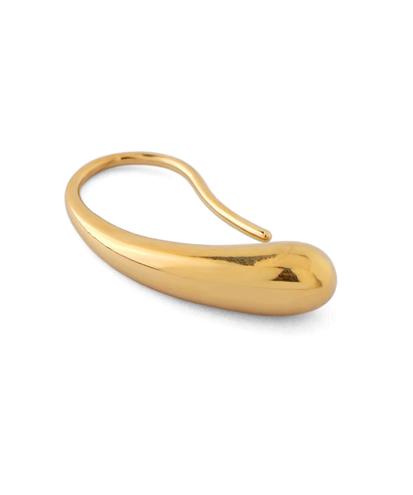 [Stainless Steel] Drop Line Earrings