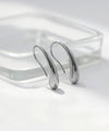 [Stainless Steel] Drop Line Earrings