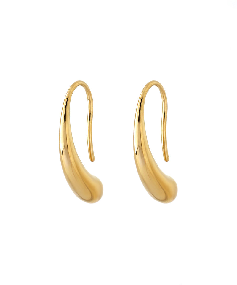 [Stainless Steel] Drop Line Earrings