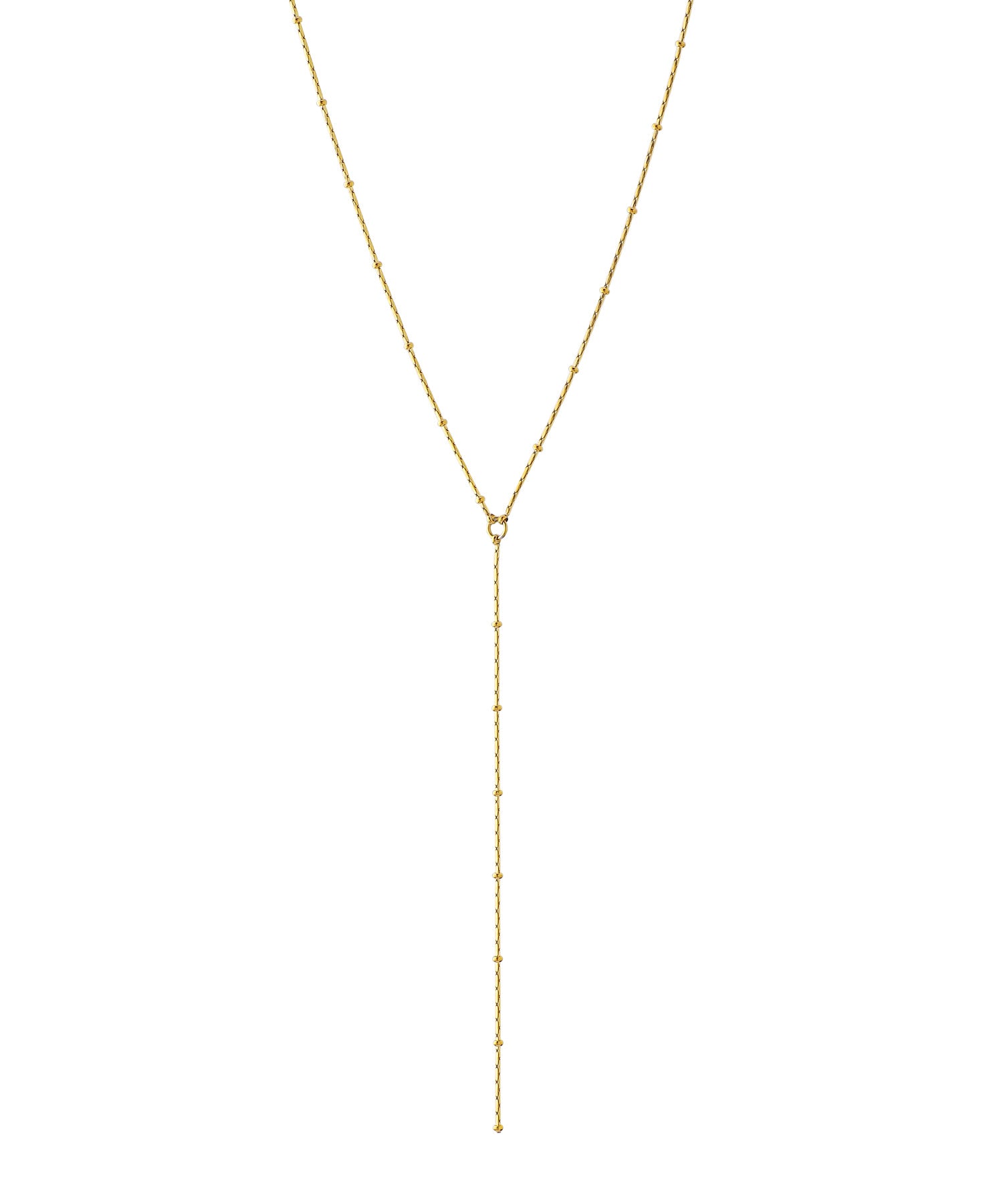 ジェンムーブ エナジージェム ネックレス ANEMONE】【ステンレス】ステーションチェーンY字ネックレス