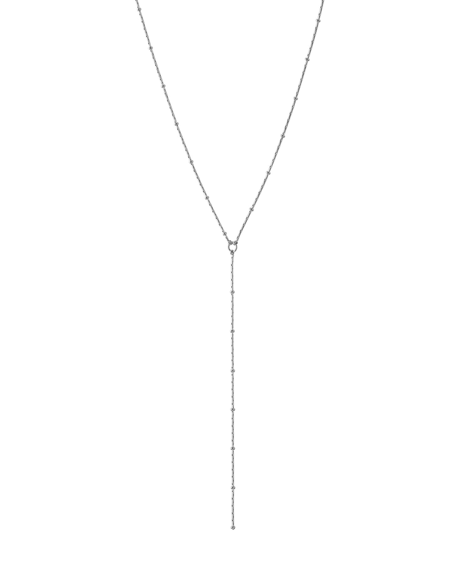 ANEMONE】【ステンレス】ステーションチェーンY字ネックレス