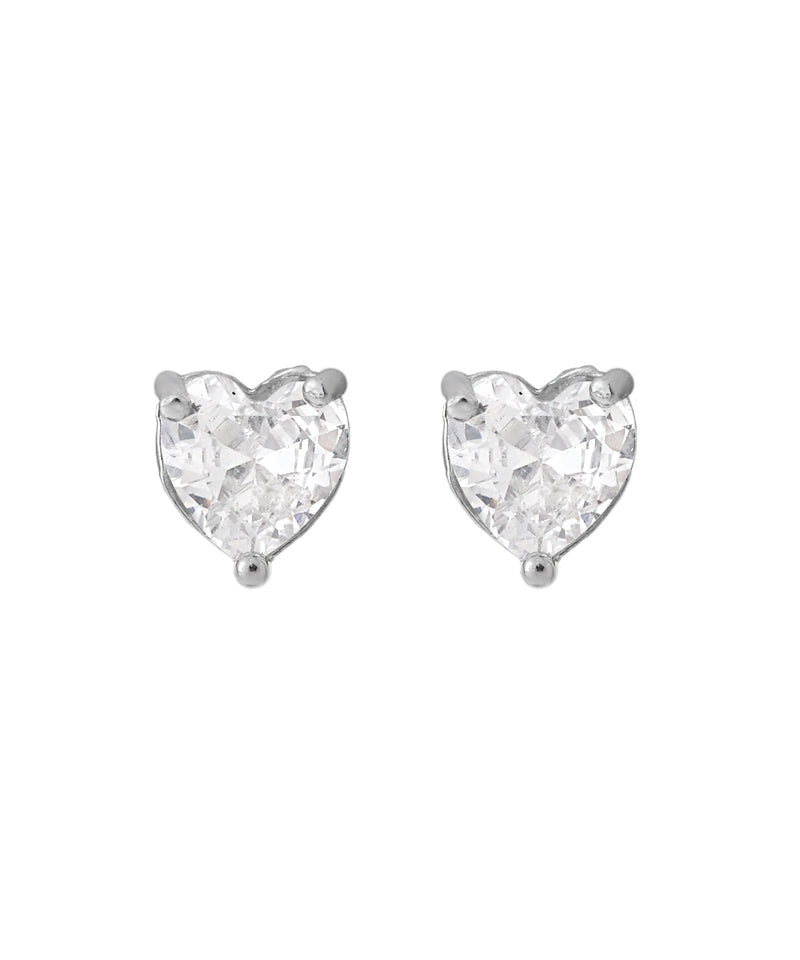 [Stainless Steel] Bijou Heart Earrings