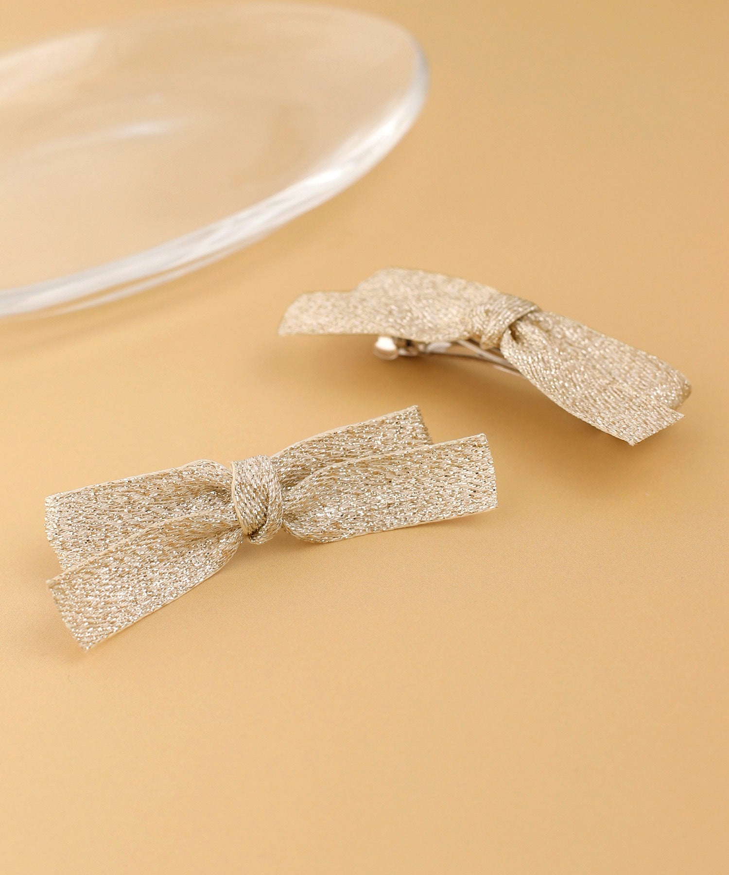 ANEMONE】シャイニーリボンバレッタ[2本セット]｜アネモネ・シエナロゼ