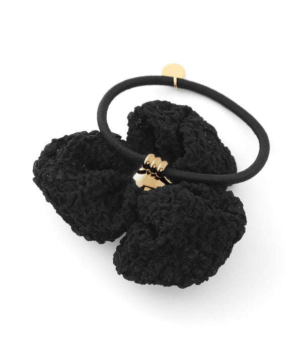 リップルフラワー×パールヘアゴム