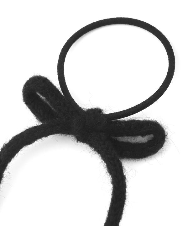 ニットリボンヘアゴム