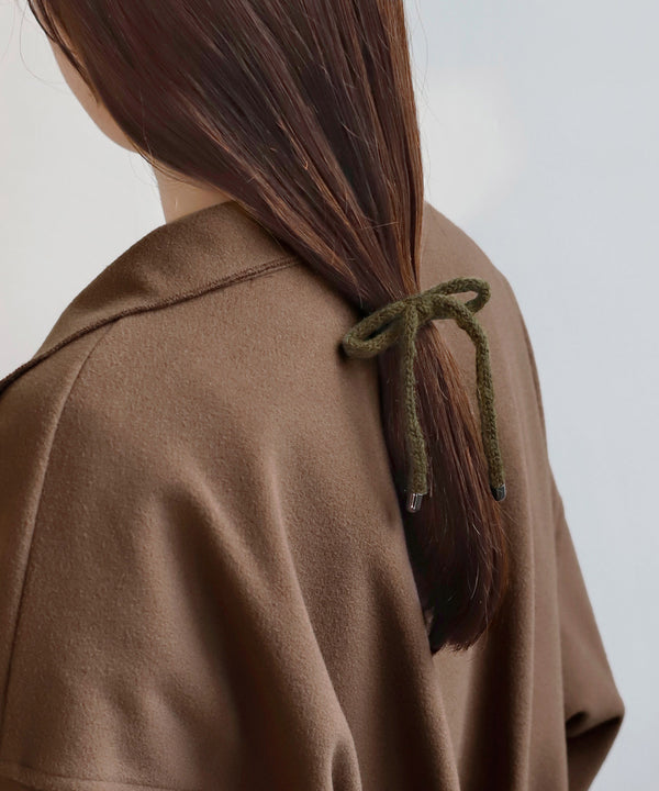 ニットリボンヘアゴム