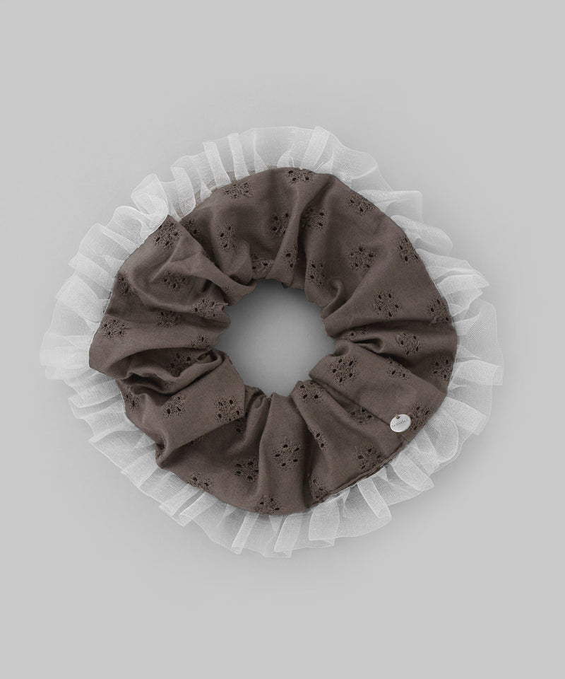 Sheer Frill Scrunchie