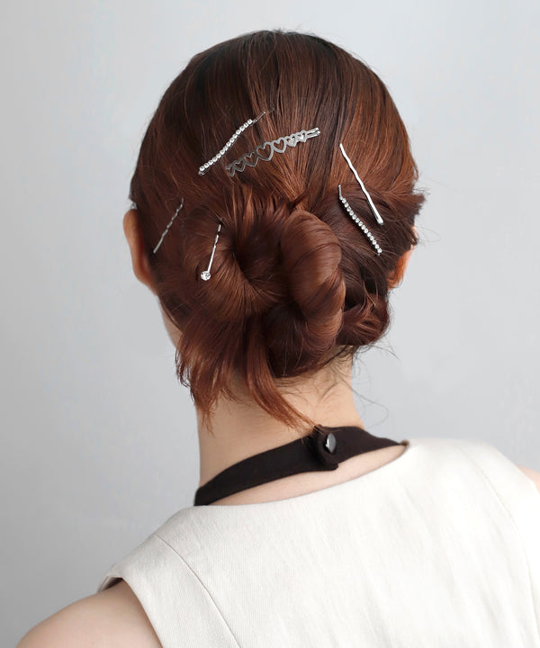 ハートラインヘアピン[2本セット]