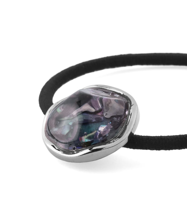 Shell round hair tie