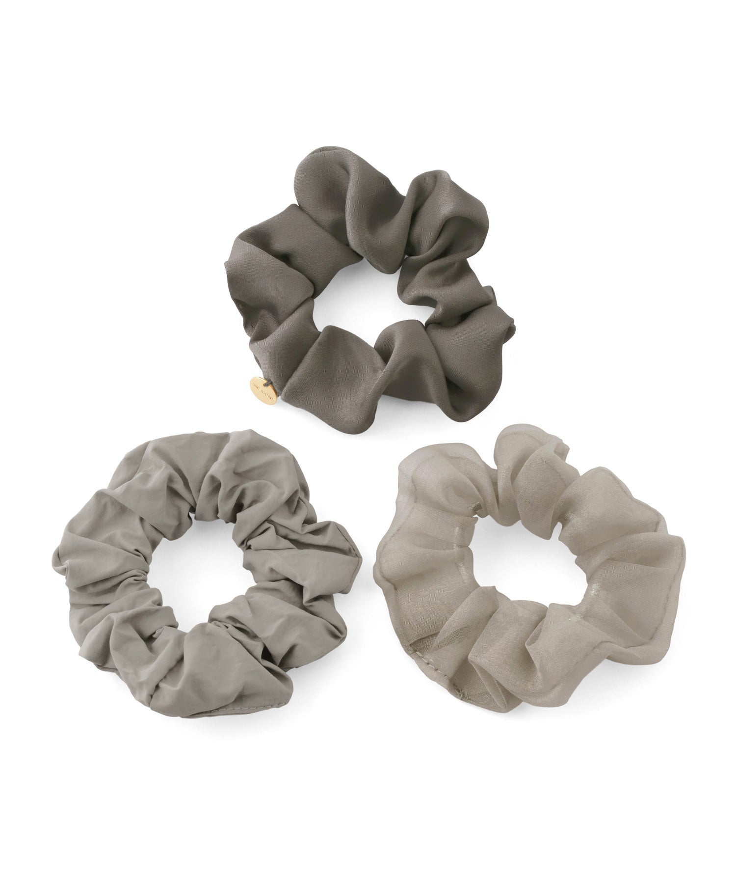 ANEMONE】シアー×サテンシュシュ[3個セット]｜アネモネ・シエナロゼ