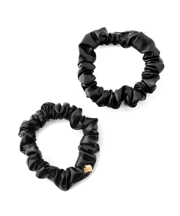 ANEMONE】レザー調スリムシュシュ[2本セット]｜アネモネ