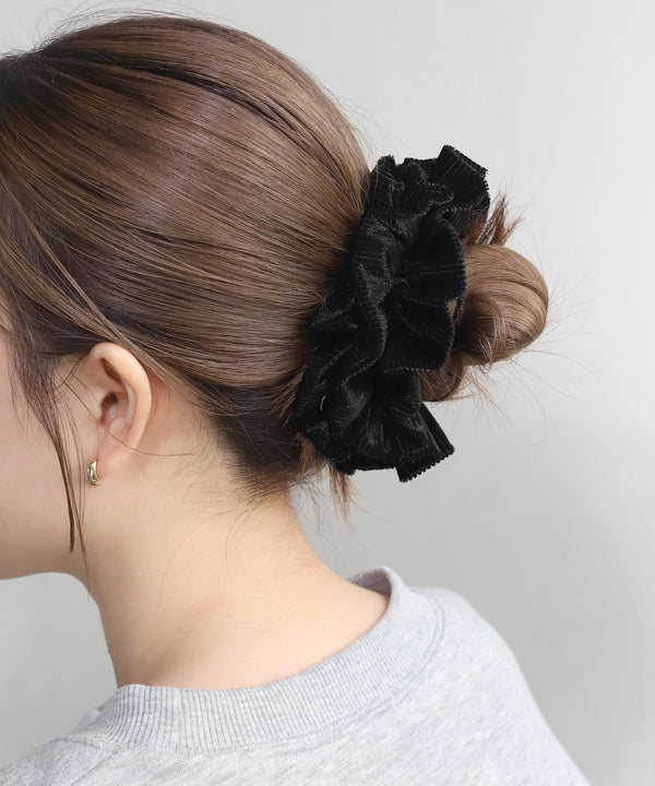 ストライプベロアシュシュ