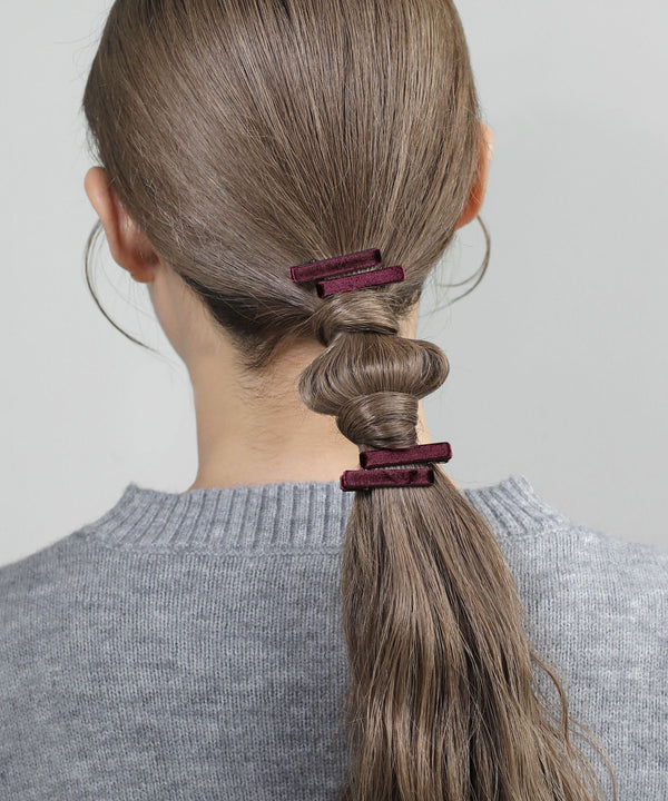 ベロアミニクリップ[4本セット]