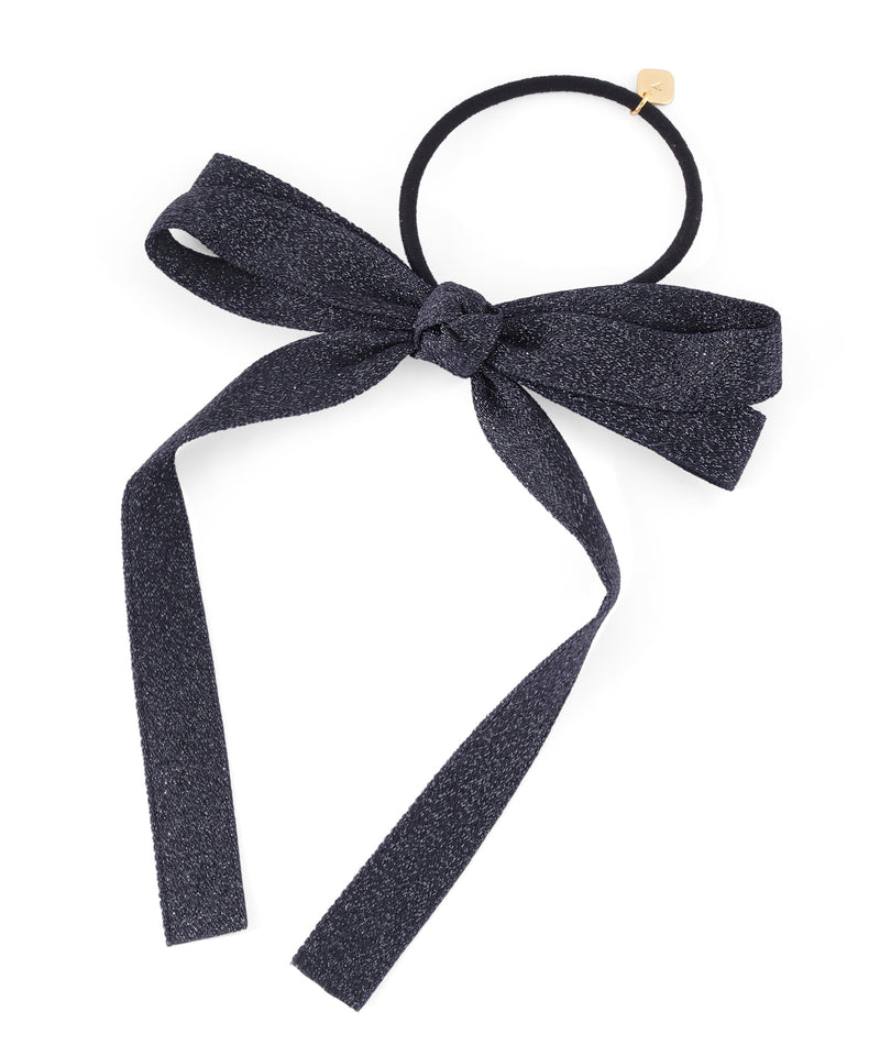 ラメリボンヘアゴム