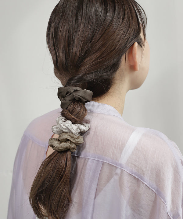 フラワーシュシュ[3本セット]