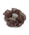 Beaded scrunchie clip