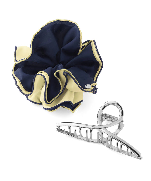 バイカラーシュシュクリップ