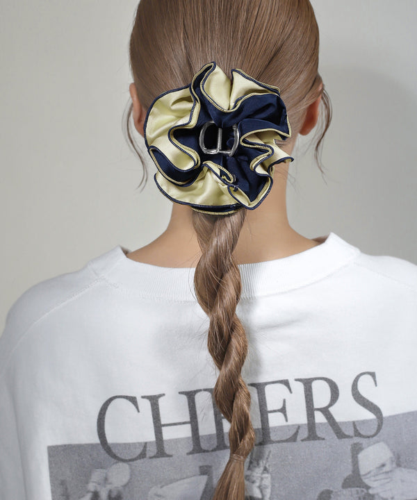 バイカラーシュシュクリップ