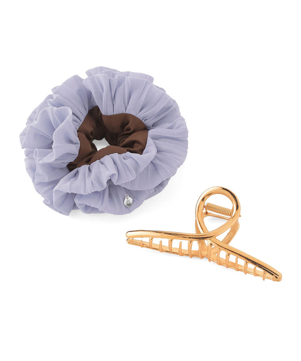 バイカラーシュシュクリップ