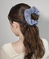 Multi-border scrunchie