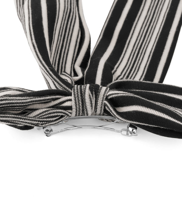 マルチボーダーリボンバレッタ