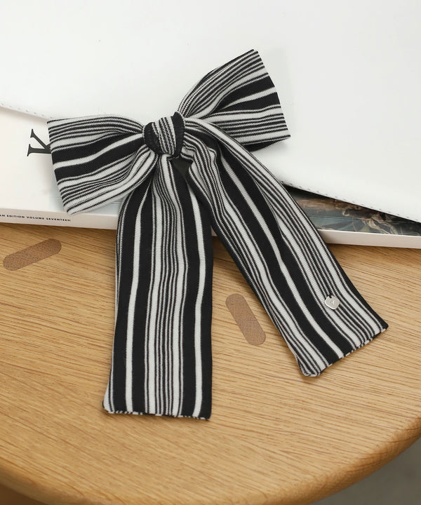 マルチボーダーリボンバレッタ