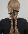 Velvet x Lace Ribbon Clips [Set of 2]
