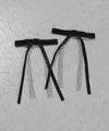 Velvet x Lace Ribbon Clips [Set of 2]