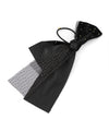 Polka Dot Velour and Lace Ribbon Hair Tie