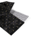 Polka Dot Velour and Lace Ribbon Hair Tie