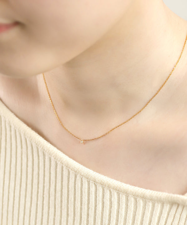 [Stainless Steel] Birthstone Necklace